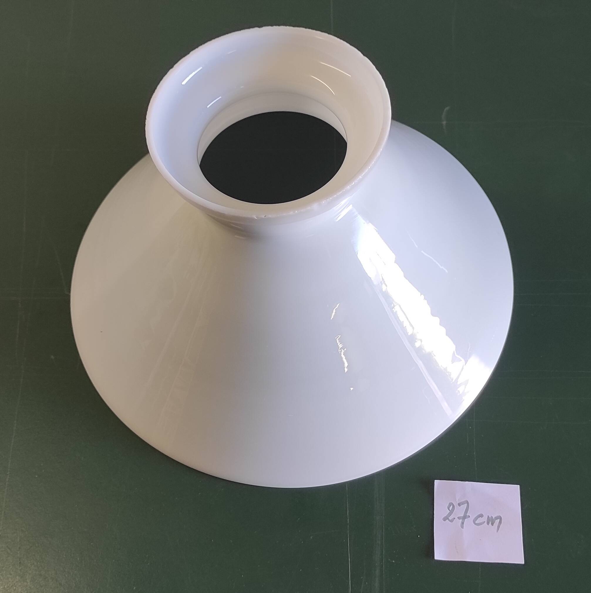 Set of 3 opaline lampshades - early 20th century