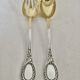 Emile puiforcat - solid silver and vermeil salad cutlery