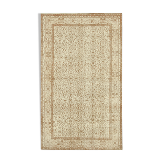 Tapis beige turc unique en son genre noué à la main 165 cm x 281 cm - 38887