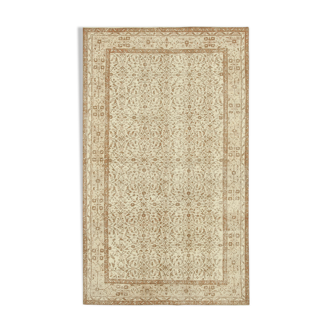 Hand-knotted one-of-a-kind turkish beige rug 165 cm x 281 cm - 38887
