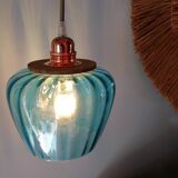 Lampe en verre vintage
