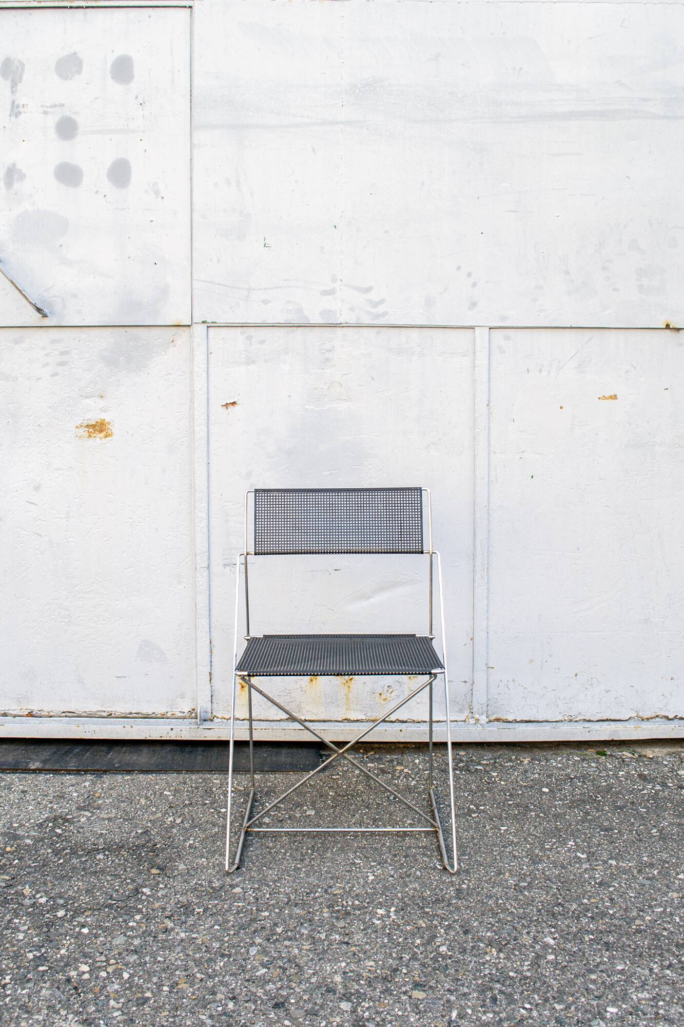 X-line chairs by Niels Jorgen Haugesen for Magis 1977