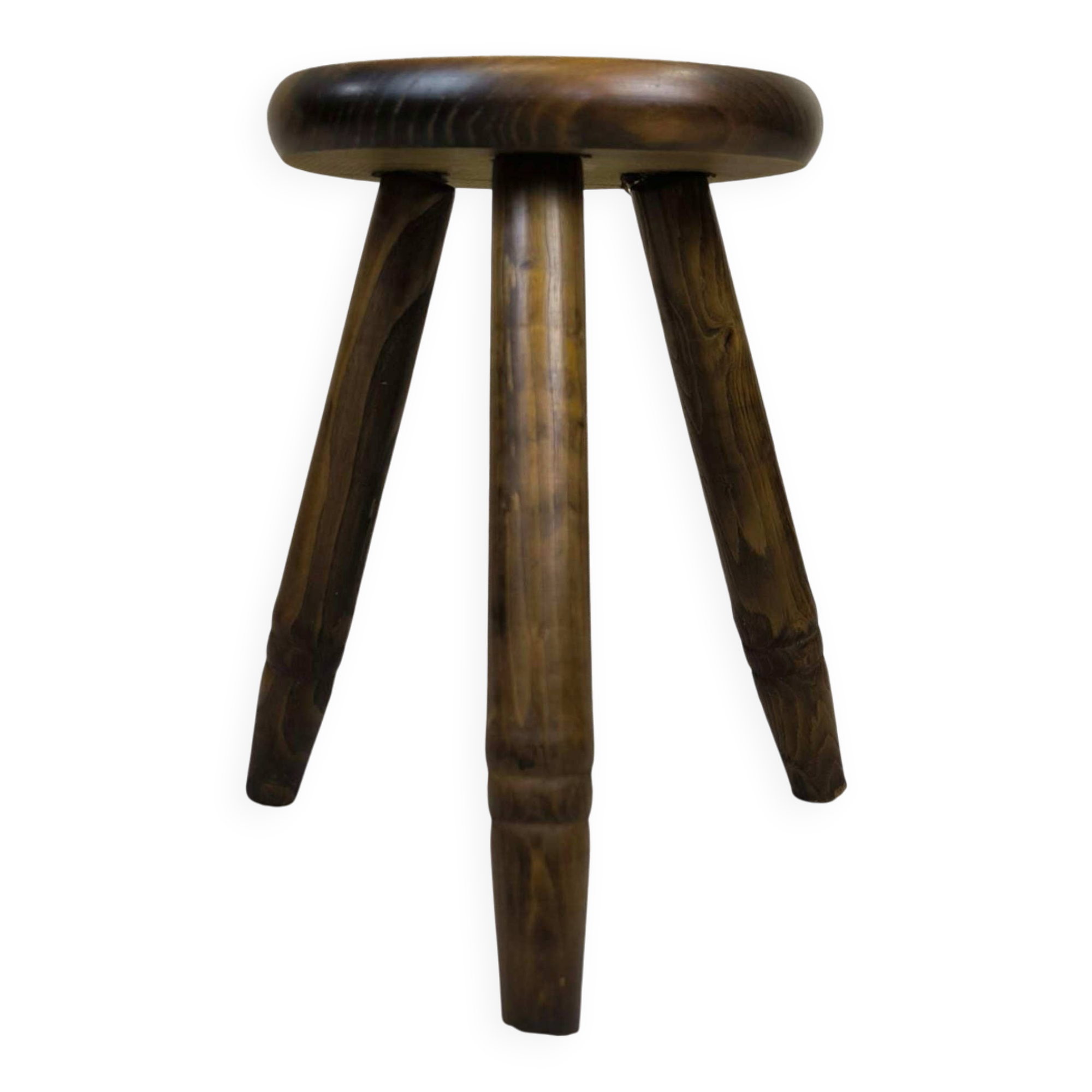 Small wooden tripod stool