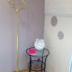 Four-fire retro brushed brass lamppost, 30-40s