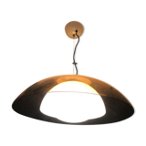 Brown smoked plexiglass hanging lamp by Harvey Guzzini