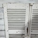 Pair of white shutters