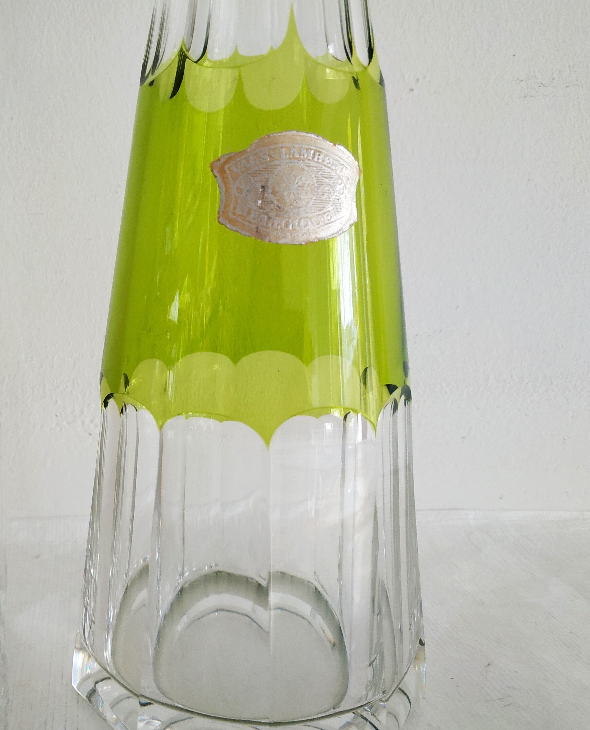 Val Saint Lambert Crystal Carafe can serve as soliflore