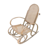 Rocking-chair en cannage