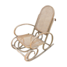 Rocking-chair en cannage