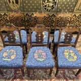 Set of 6 English chairs - Victorian