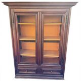 Wrought-iron library from the Louis XIII - Louis XIV period, oak, 17th century.