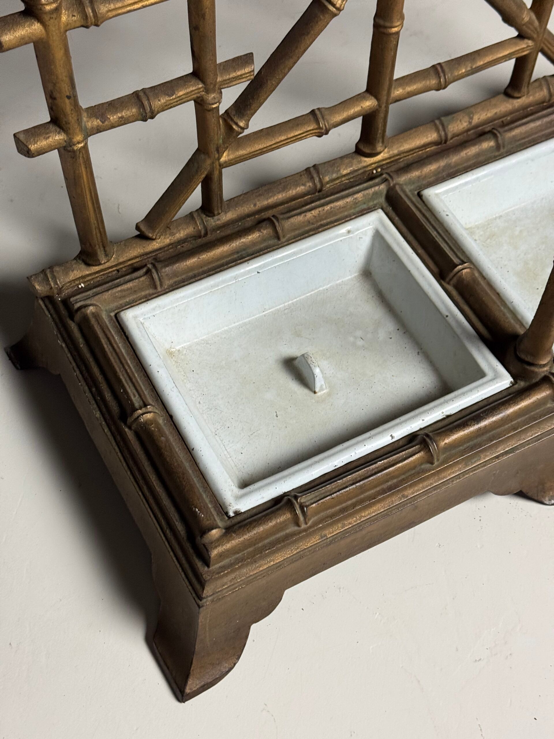 Porte-manteau en faux bambou, vers 1900