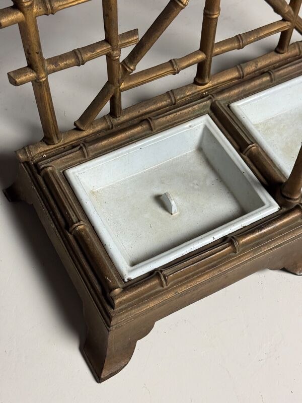 Porte-manteau en faux bambou, vers 1900