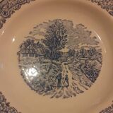 Service de 6 assiettes creuses anciennes vintage Style anglais
