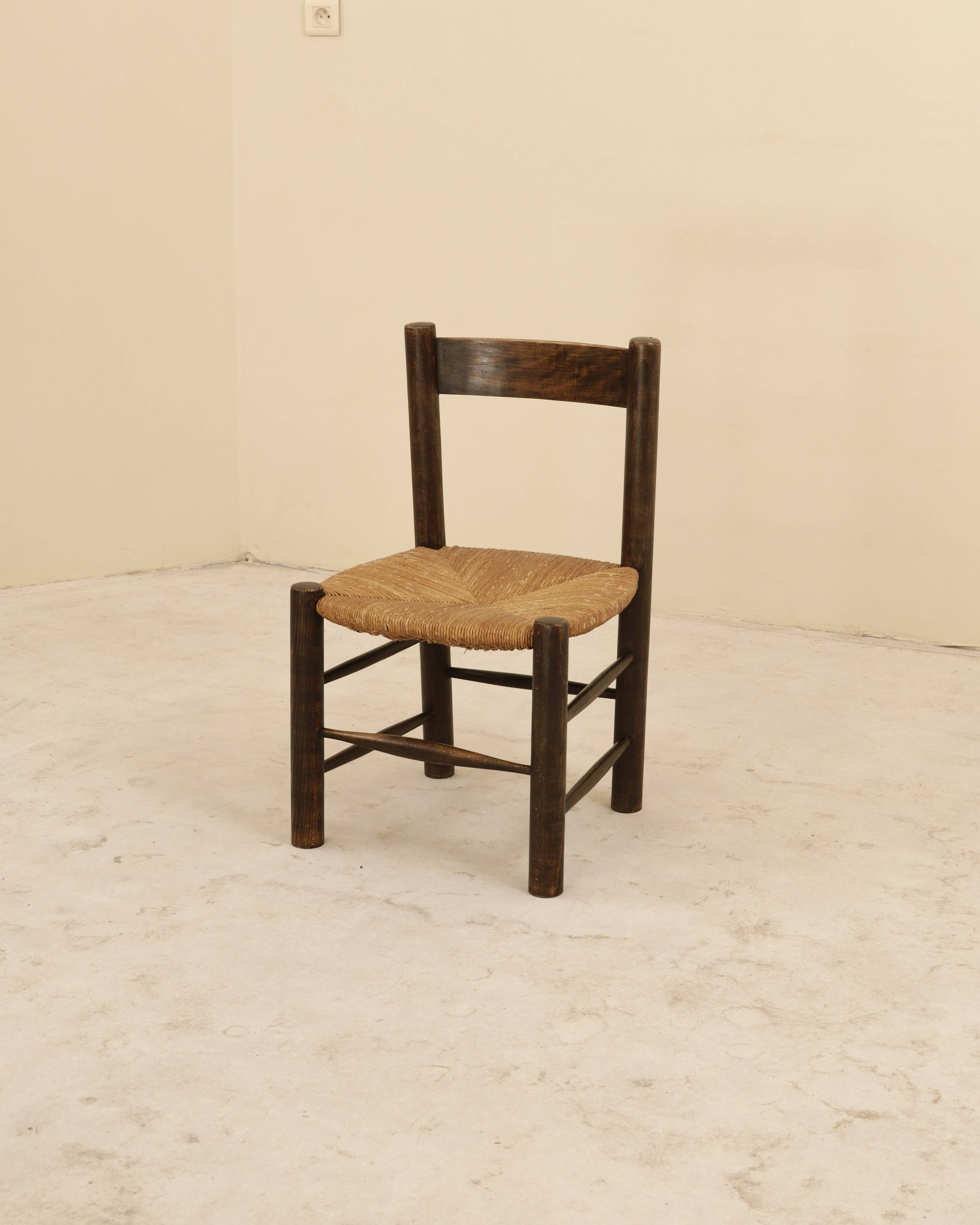 Set of four dlg chairs by Georges Robert, France, 1960s.