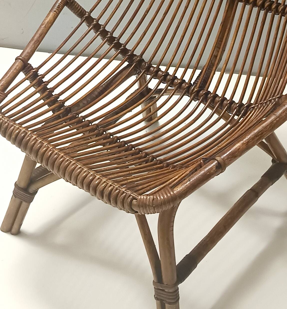 Bamboo Lounge Chair Attr. to Bonacina