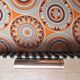 Vintage scoubidou edges tray