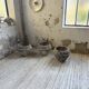 Trio of stone and cement planters, early 1900s
