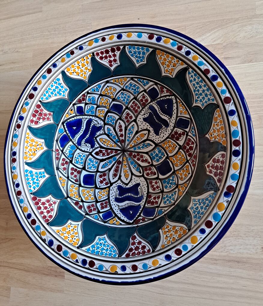 Dessous de plat en céramique, Artisanat tunisien