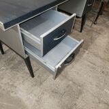 Bureau métallique des années 60/70 et sa chaise