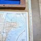 Southampton, Angleterre, plan original imprimé en 1913.