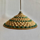 Japanese straw hat pendant lamp