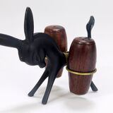 Salt and Pepper Shaker Set by Walter Bosse, Herta Baller, Austria, 1950s