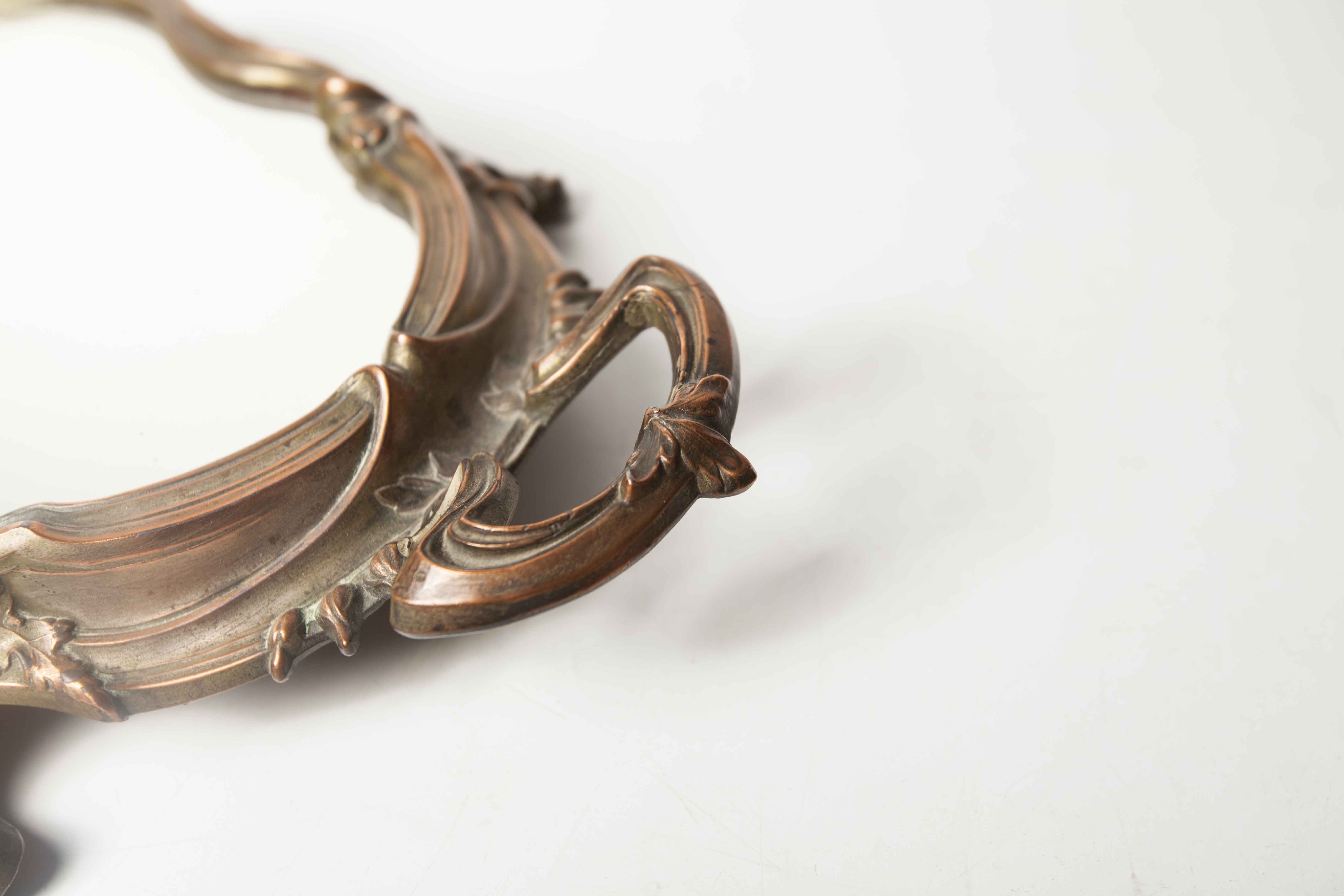Plateau miroir bronze 1930