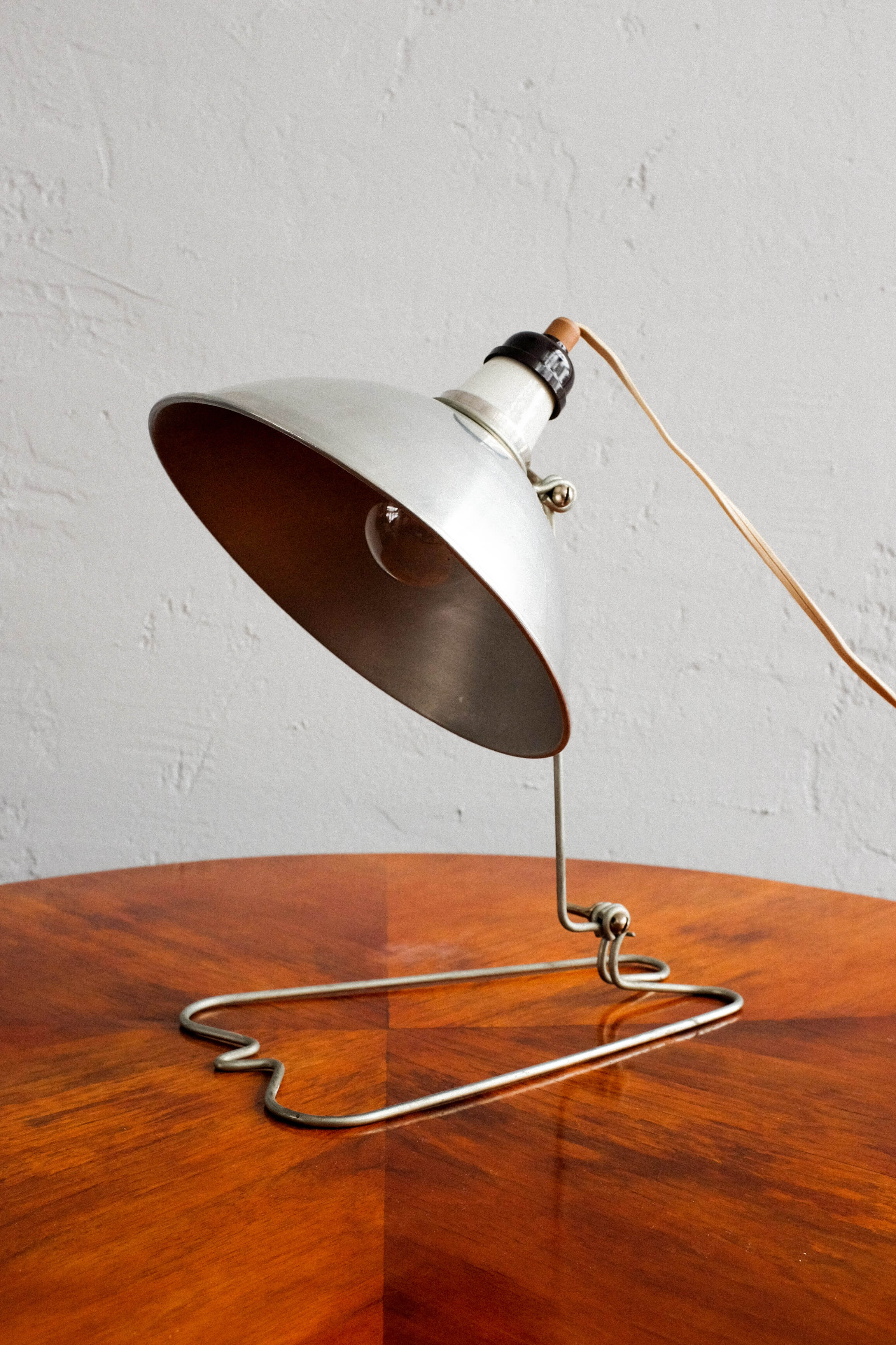 Industrial bakelite and metal table lamp, 1960s