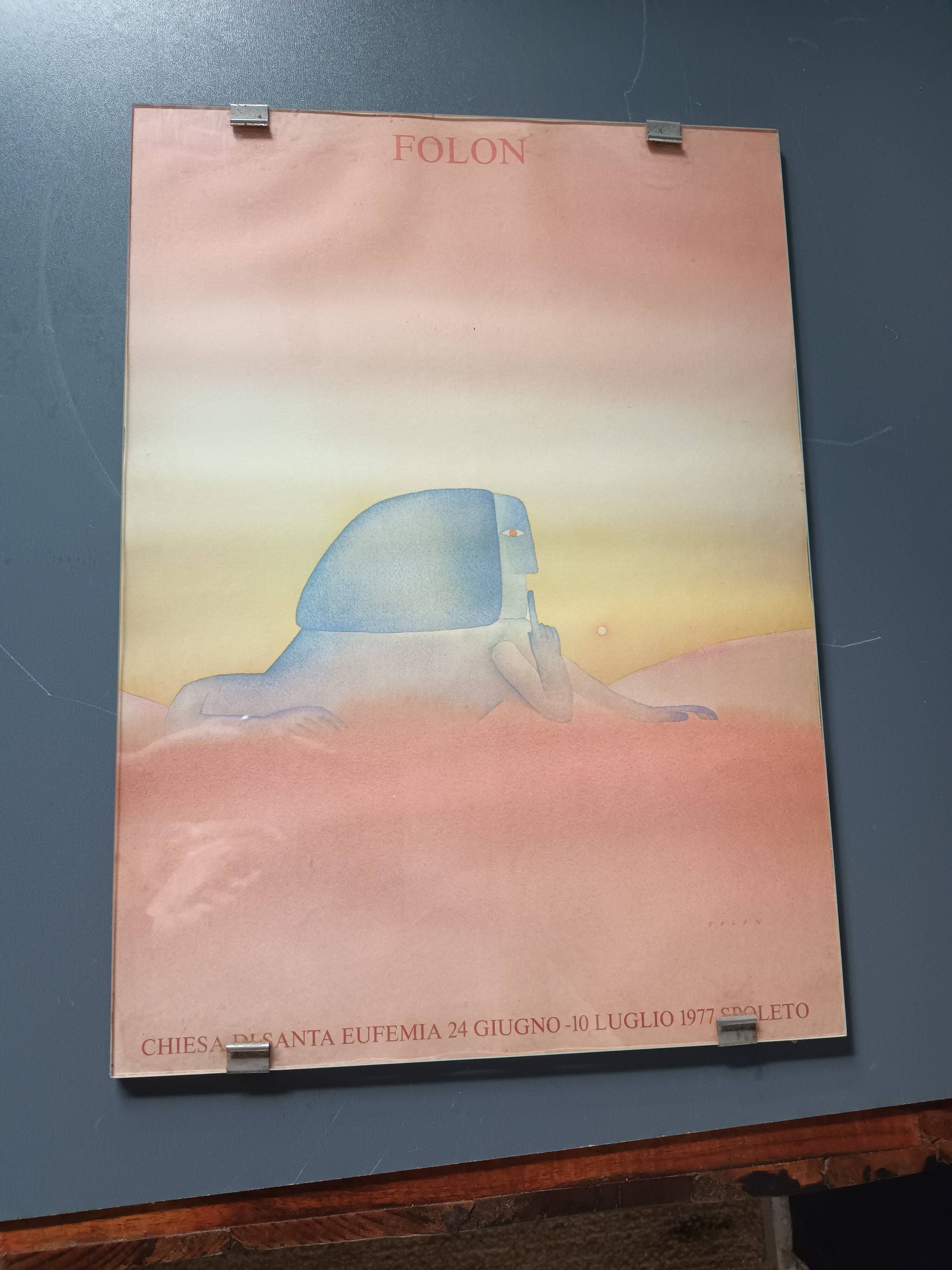 Folon poster 1977
