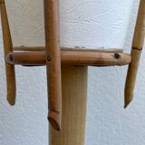 Vintage rattan floor lamp