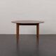 Circular dining table in rosewood, model 'PJ 2-5' by Grete Jalk