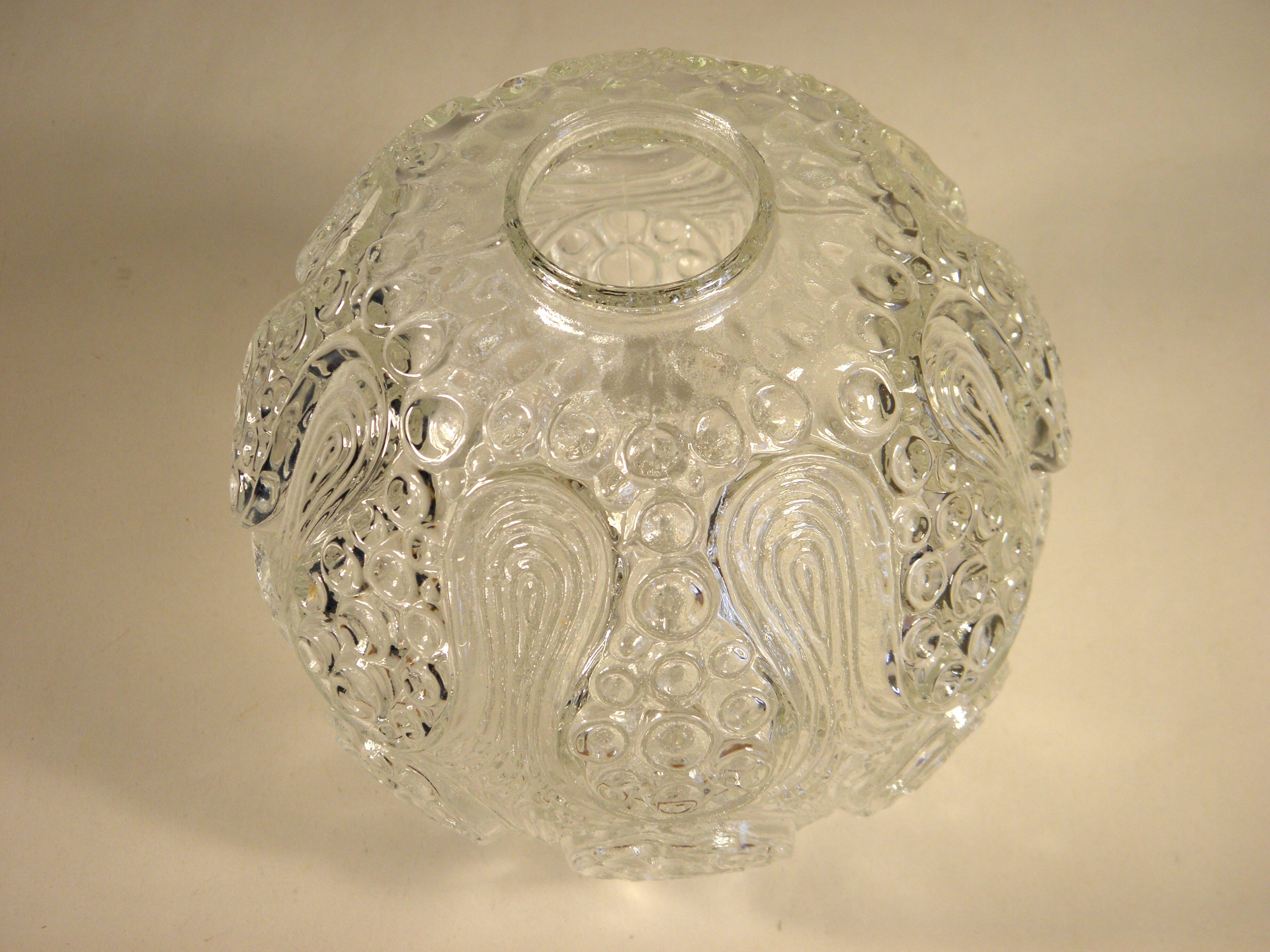 70s globe pendant light