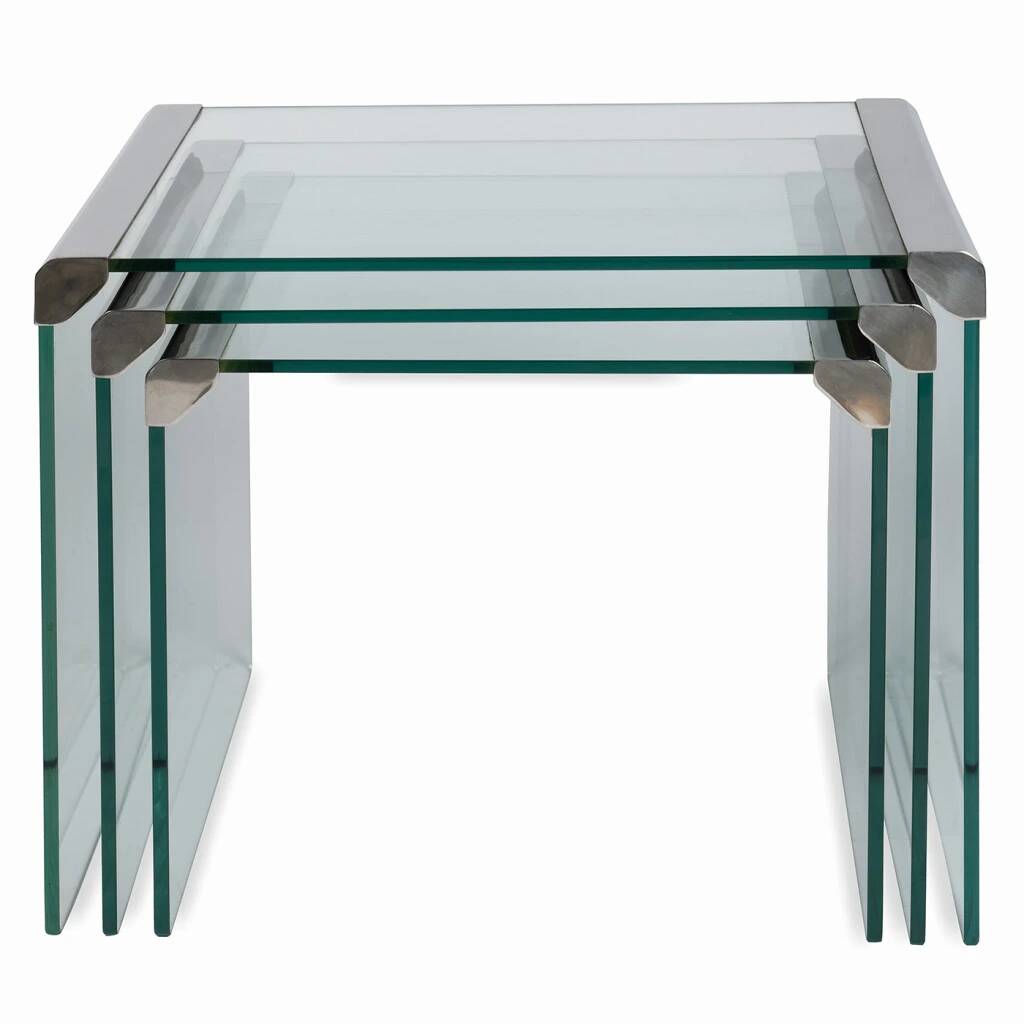A set of three nesting tables called T35, by Pierangelo Gallotti