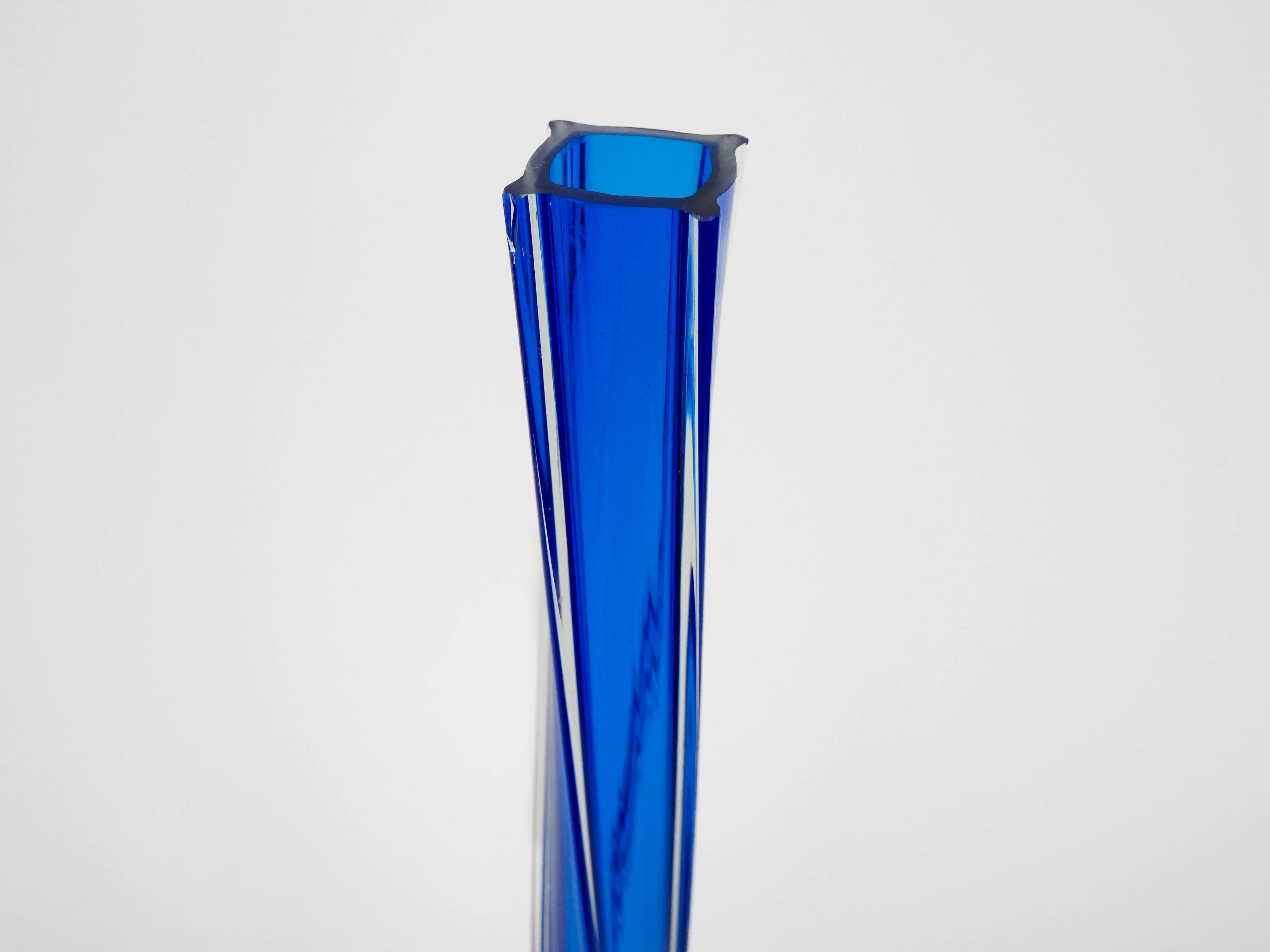 Cobalt vase, Danish design, 1970s, manufactured in Denmark