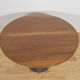 Mid-Century Round Walnut Dining Table, Denmark, 1970s