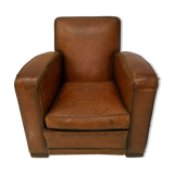 Leather club armchair 1930