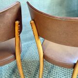 4 Baumann chairs n°267 50s