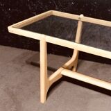 Mid-century beech coffee table