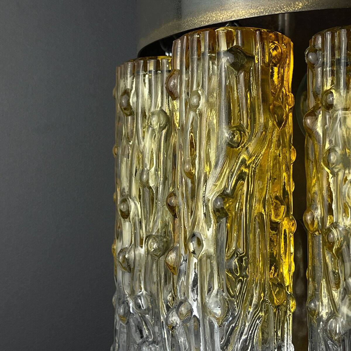 Vintage wall lamp Tronchi by Venini, Italy, 1960s