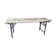 Table industrielle repliable