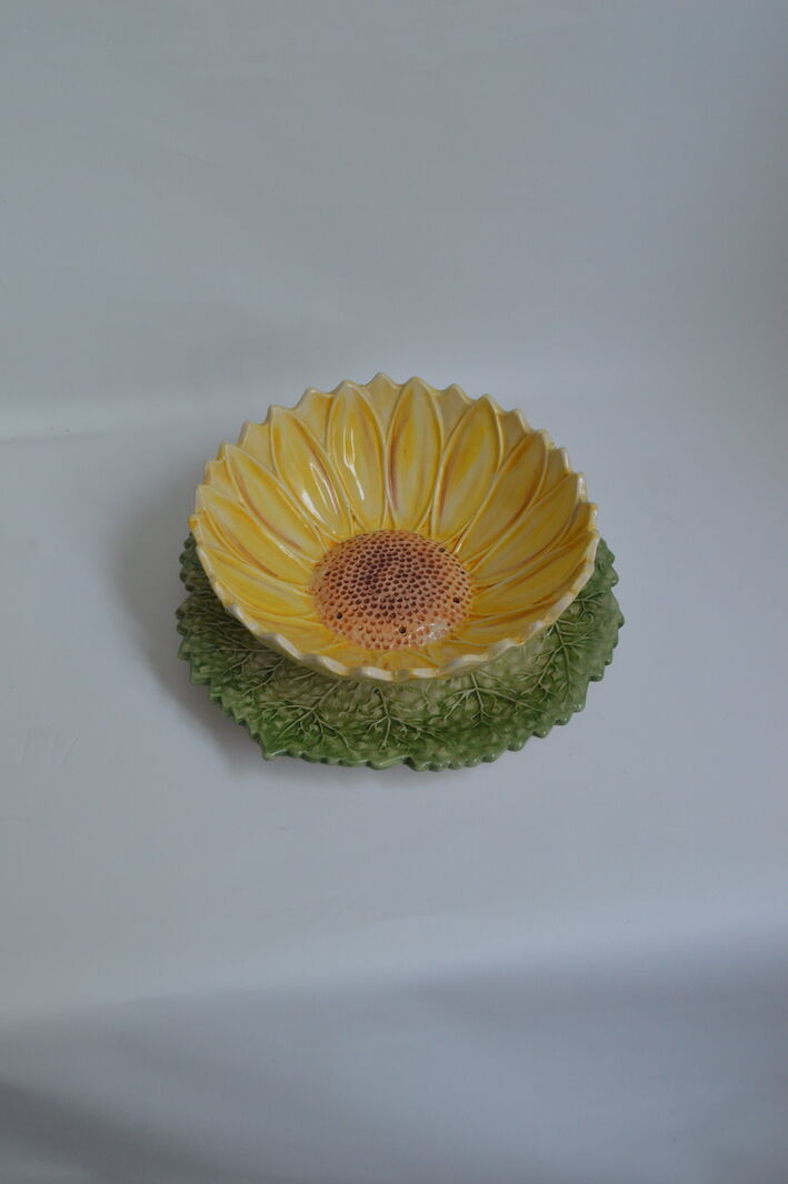 Salad bowl sunflower drainer in slip