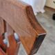 Set of 2 Vintage Tyrolean Wooden Dining Chairs, Austrian Farmhouse Alpine