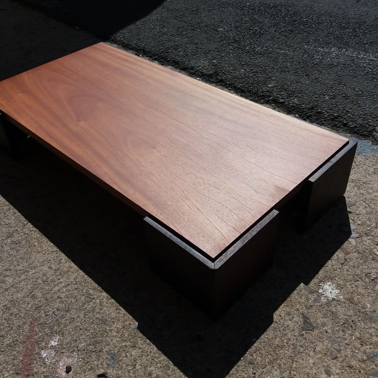 Solid mahogany coffee table