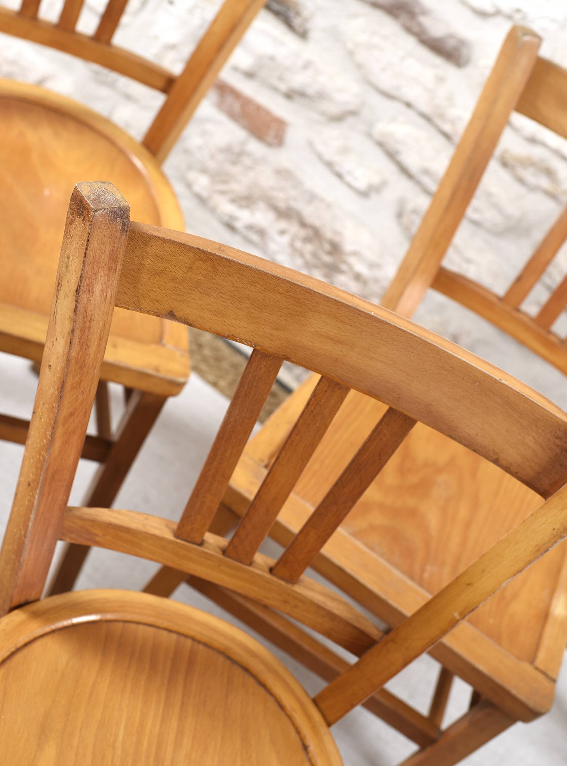 6 Luterma bistro chairs from the 1950s-60s