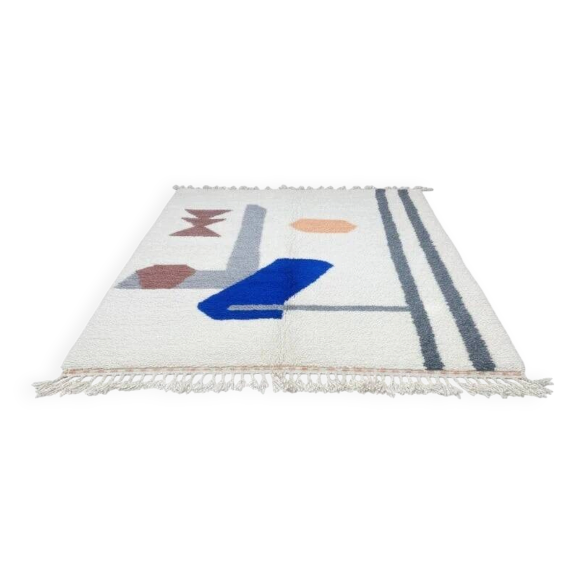 Modern Azilal style Moroccan rug