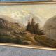 Oil on canvas "mountain landscape" signed L. Reignier 1888