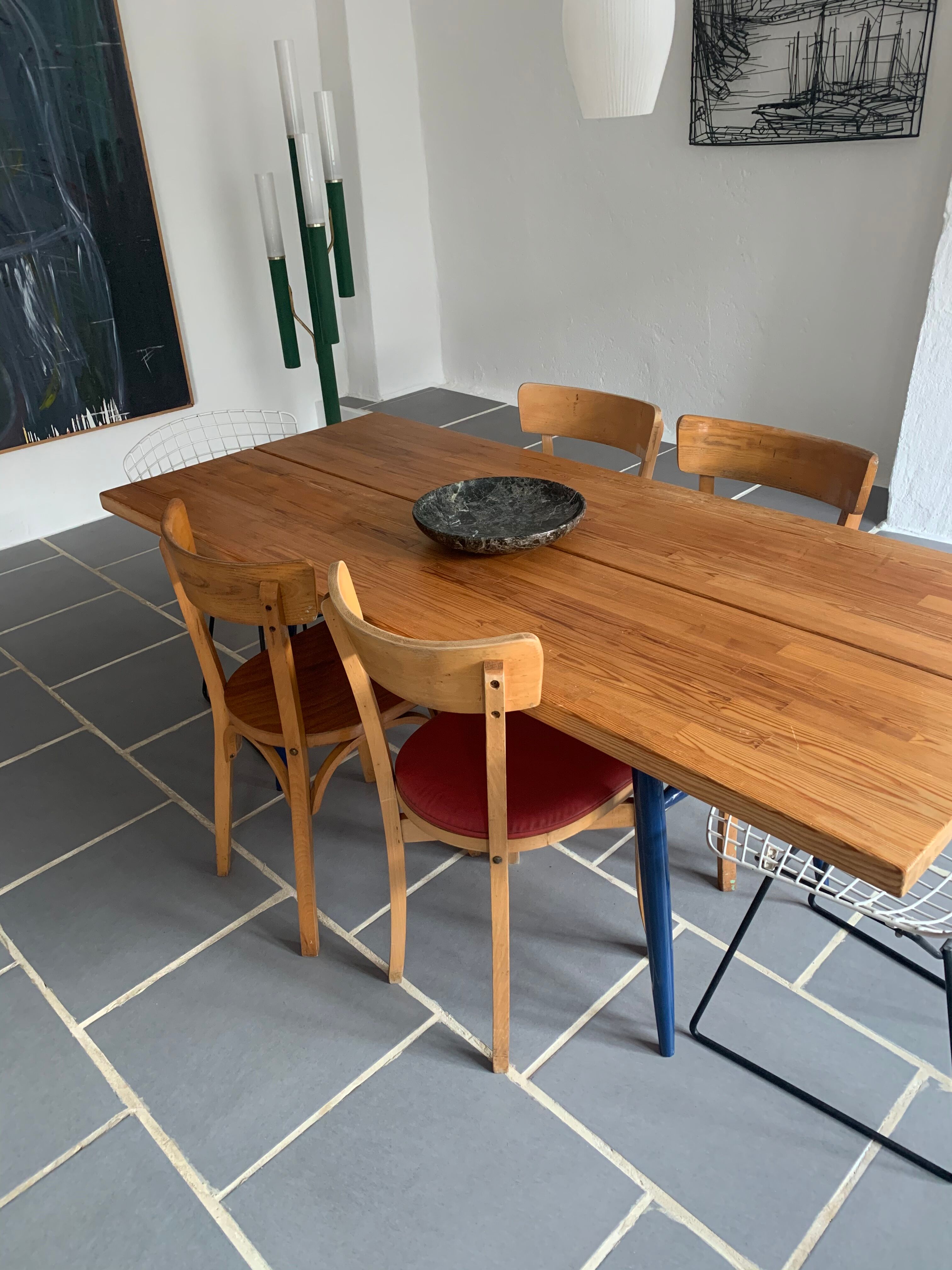 4 chaises bistrot vintage Baumann