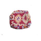 Pouf berbère bohemian fait main 60 X 60 X 25 CM