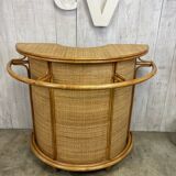Vintage rattan bar